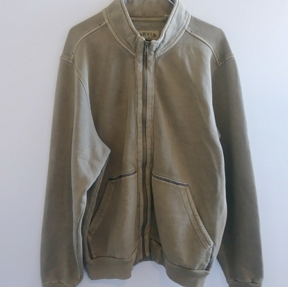 Orvis Other - Orvis mens zip up jacket size Large Khaki color